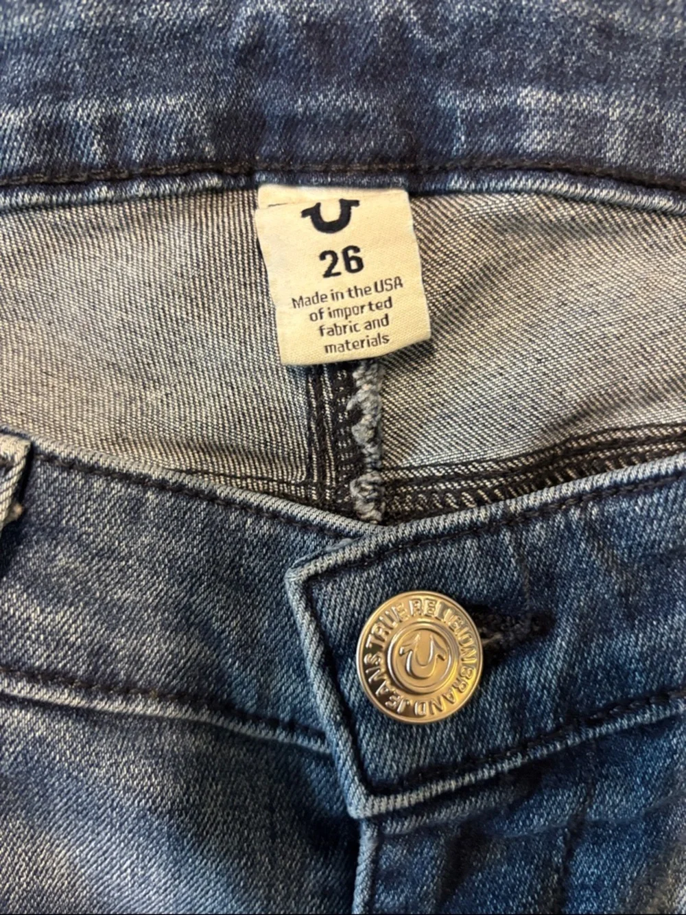 True Religion Jennie Curvy Skinny Distressed Jeans - Picture 2 of 5
